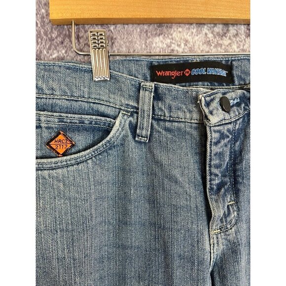 Wrangler Jeans Women's 7 x 30 Blue FR Flame Resistant Style FRCVW1V Work Safety - Picture 2 of 14